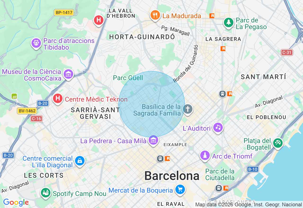 Mapa de la ubicación