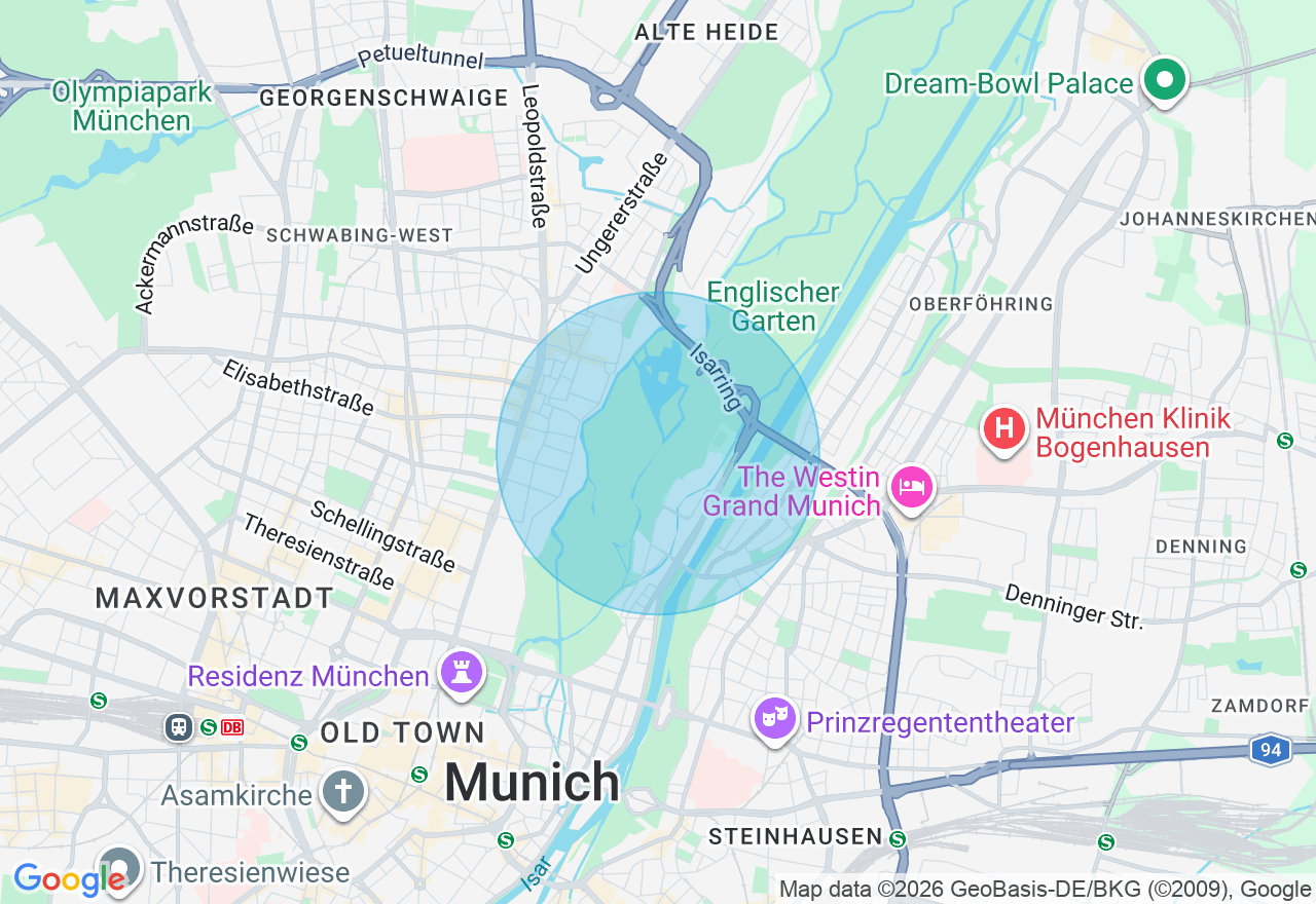 Kartenansicht der Location