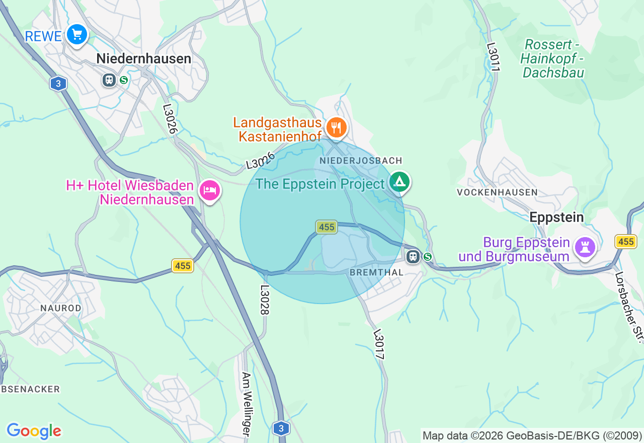 Kartenansicht der Location