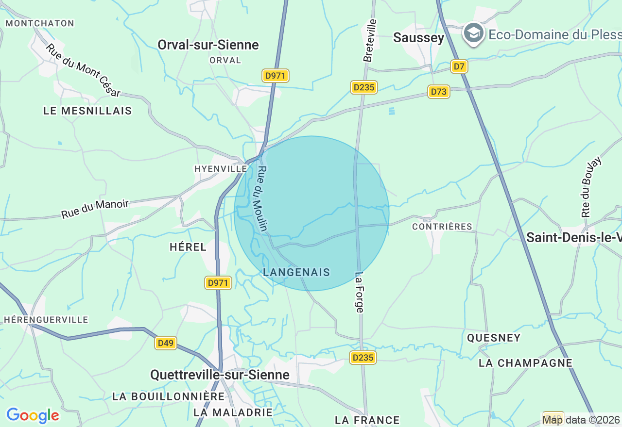 Carte de l'emplacement