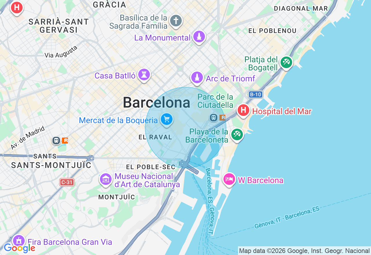 Mapa de la ubicación