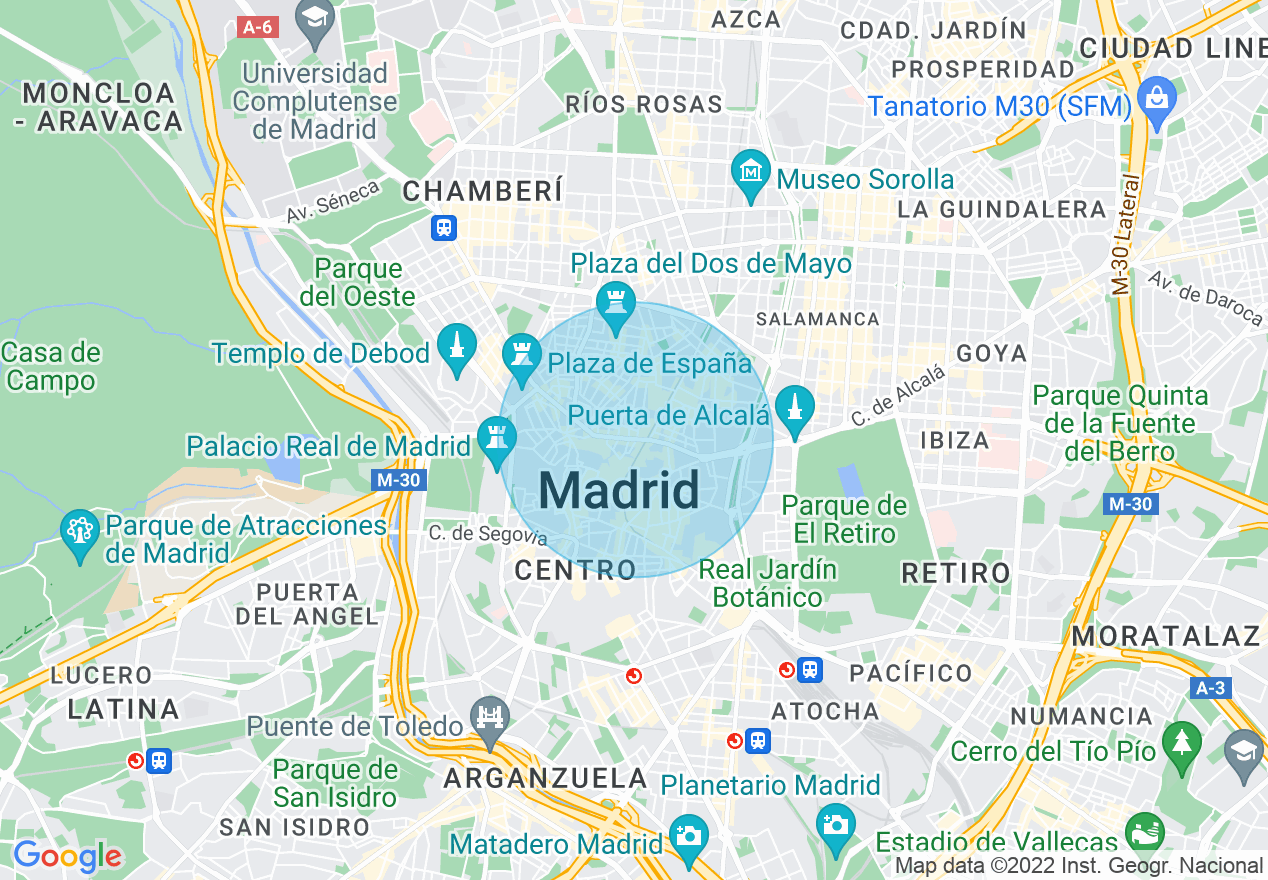 Mapa de la ubicación