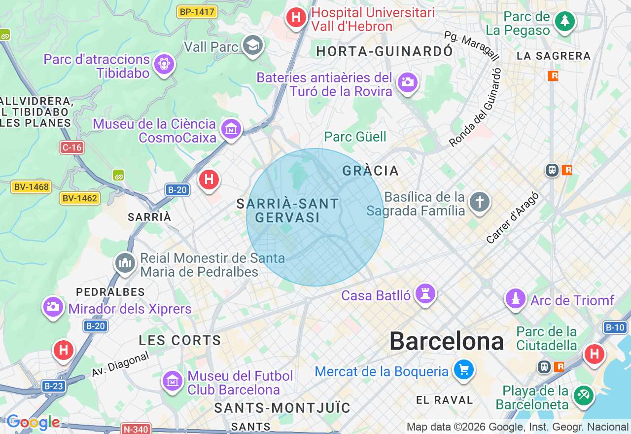 Mapa de la ubicación