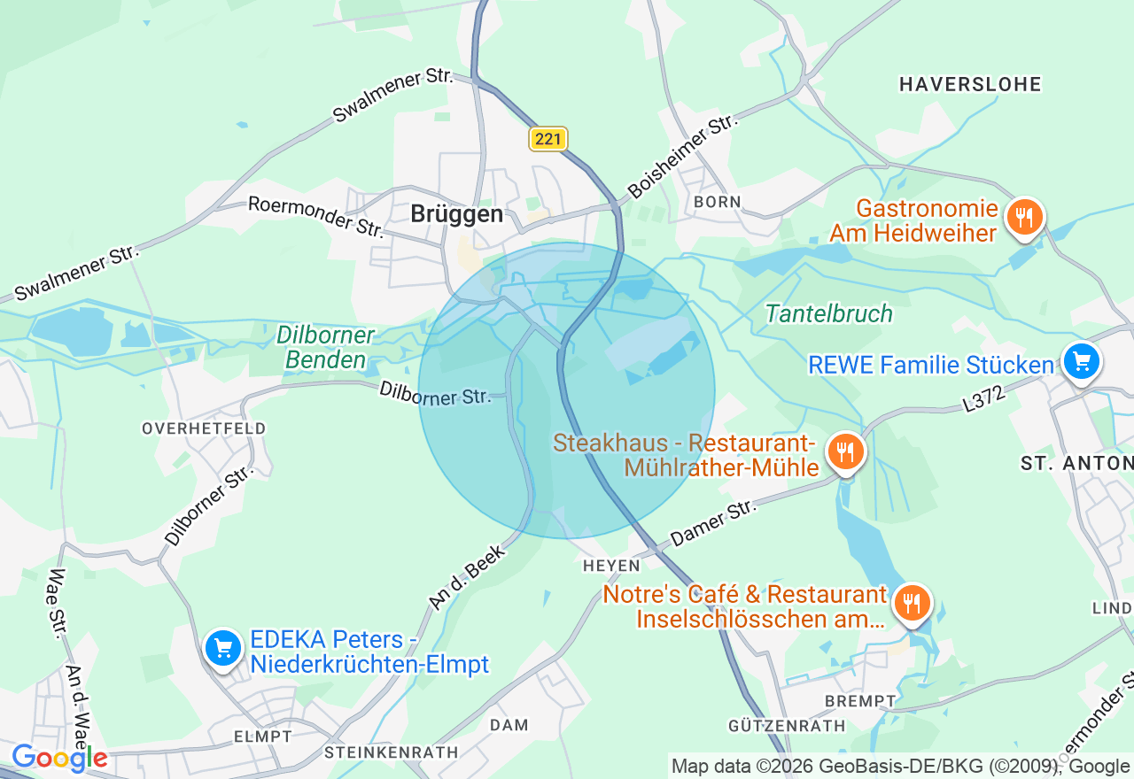 Kartenansicht der Location