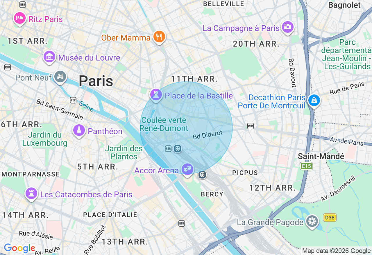 Carte de l'emplacement