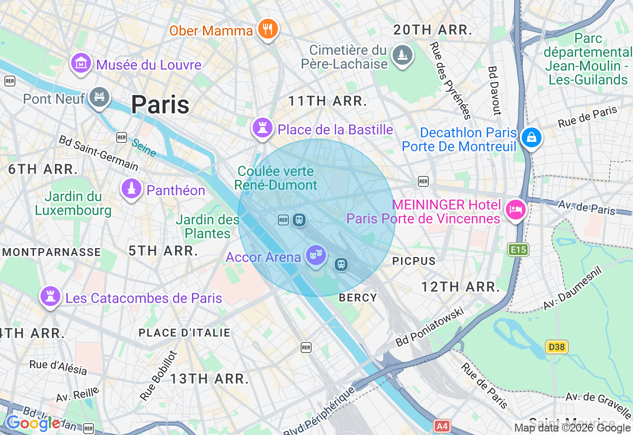 Carte de l'emplacement