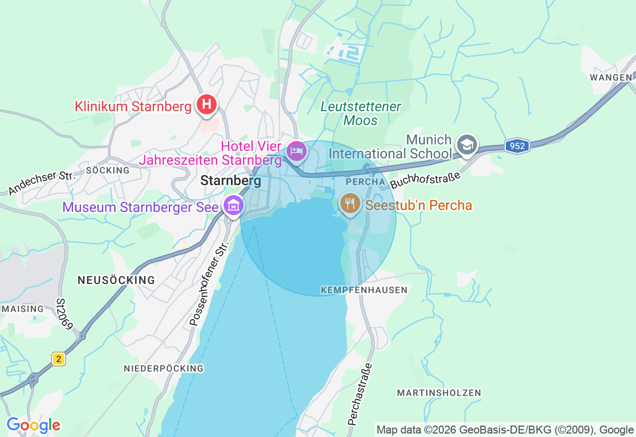 Kartenansicht der Location