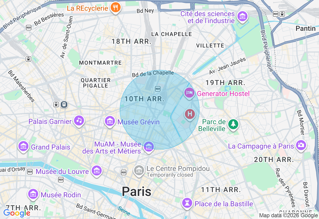 Carte de l'emplacement