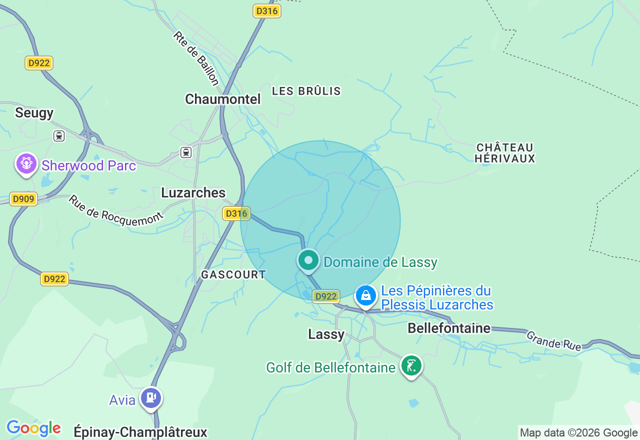 Carte de l'emplacement
