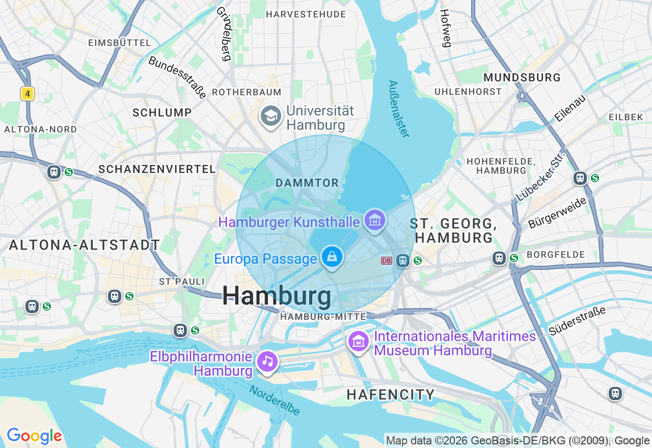 Kartenansicht der Location