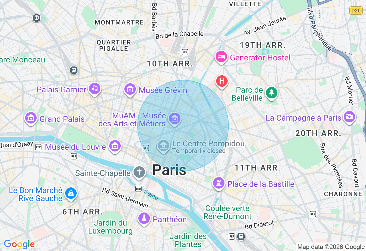 Carte de l'emplacement
