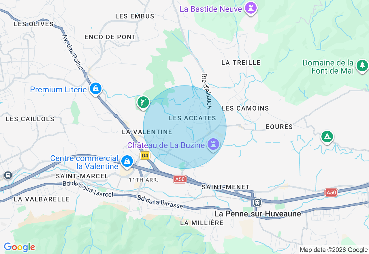 Carte de l'emplacement