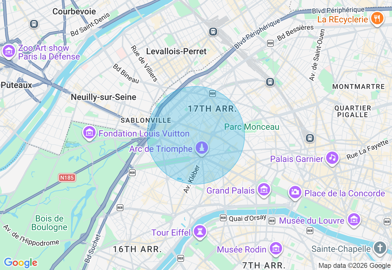 Carte de l'emplacement