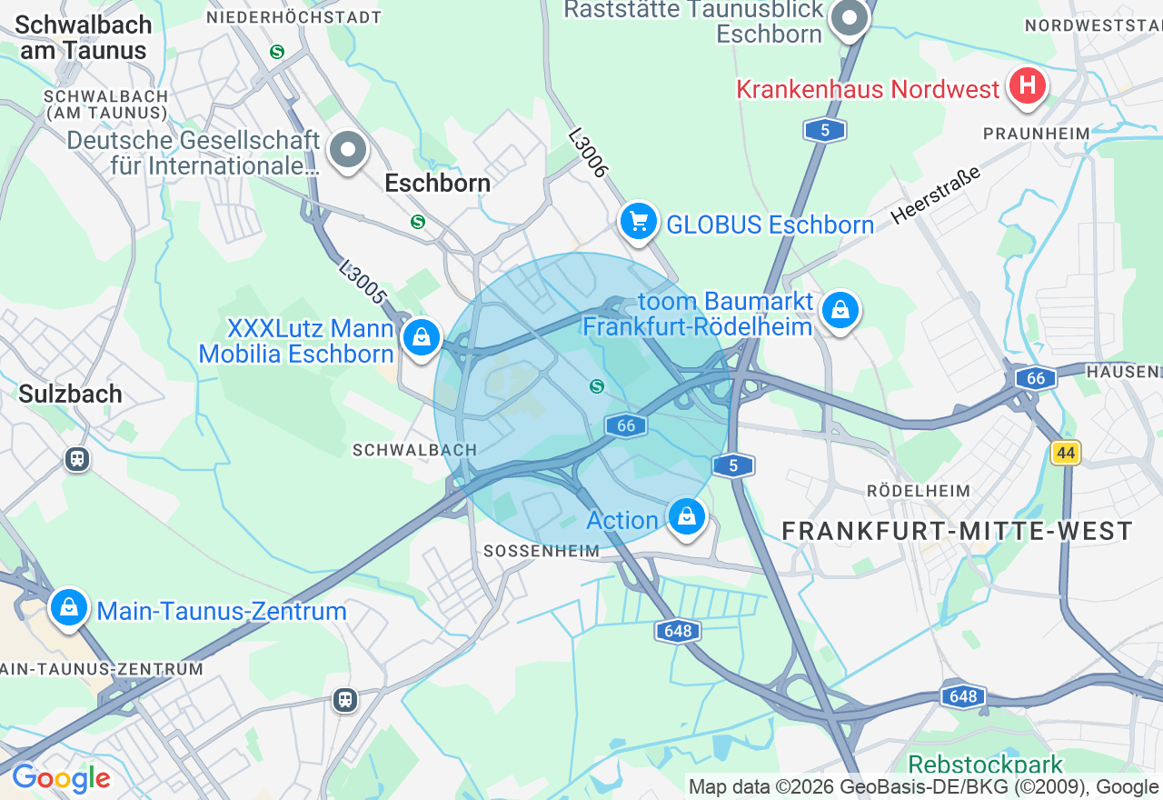 Kartenansicht der Location