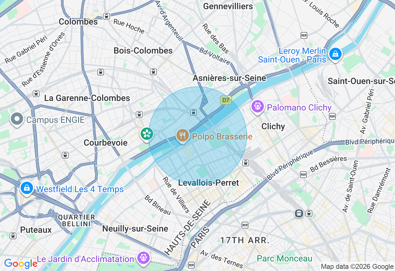 Carte de l'emplacement