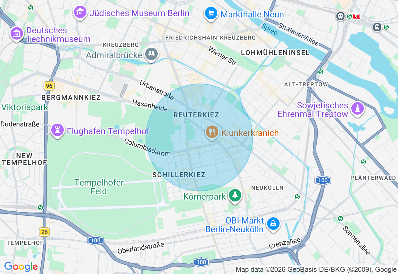Kartenansicht der Location