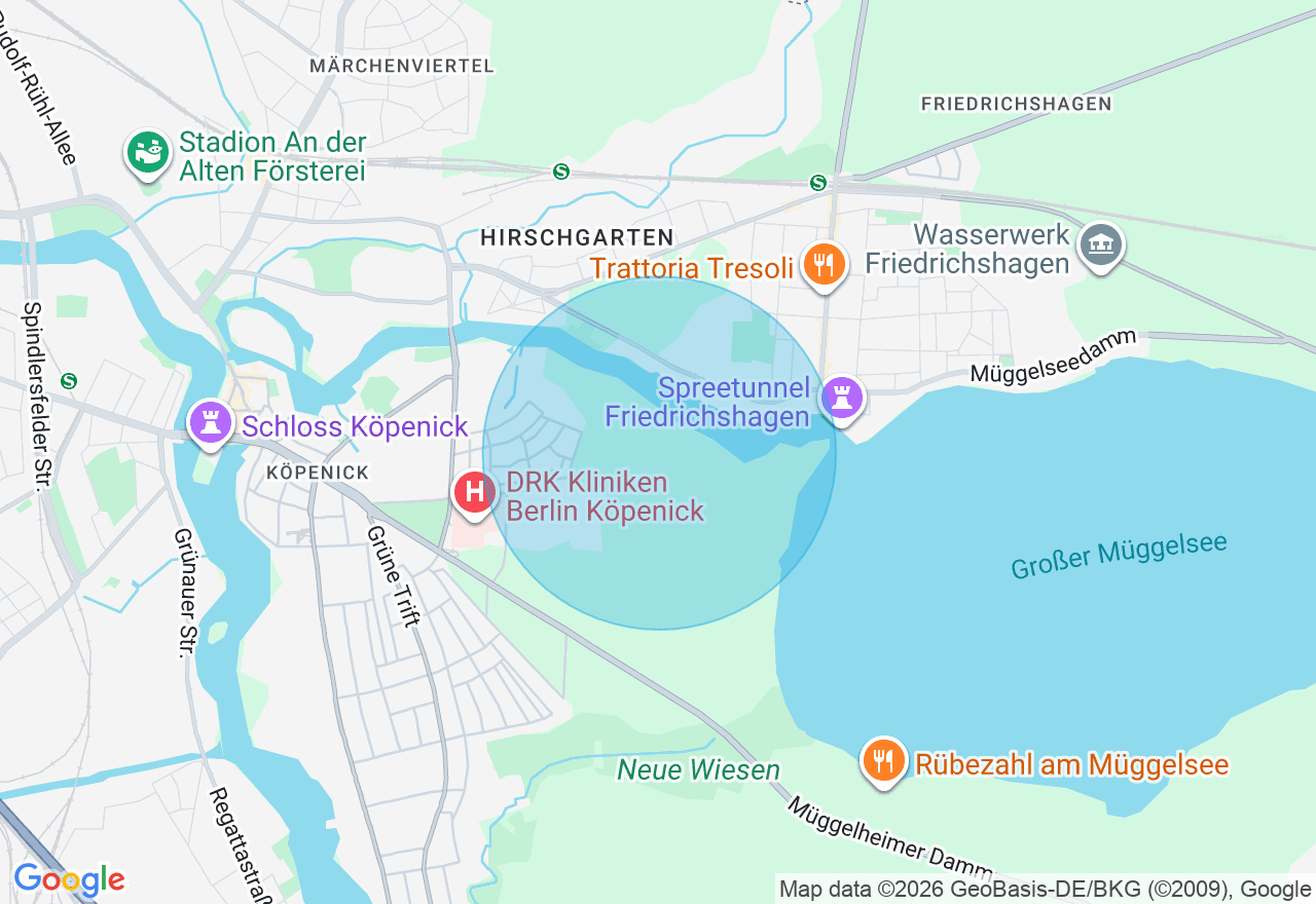 Kartenansicht der Location