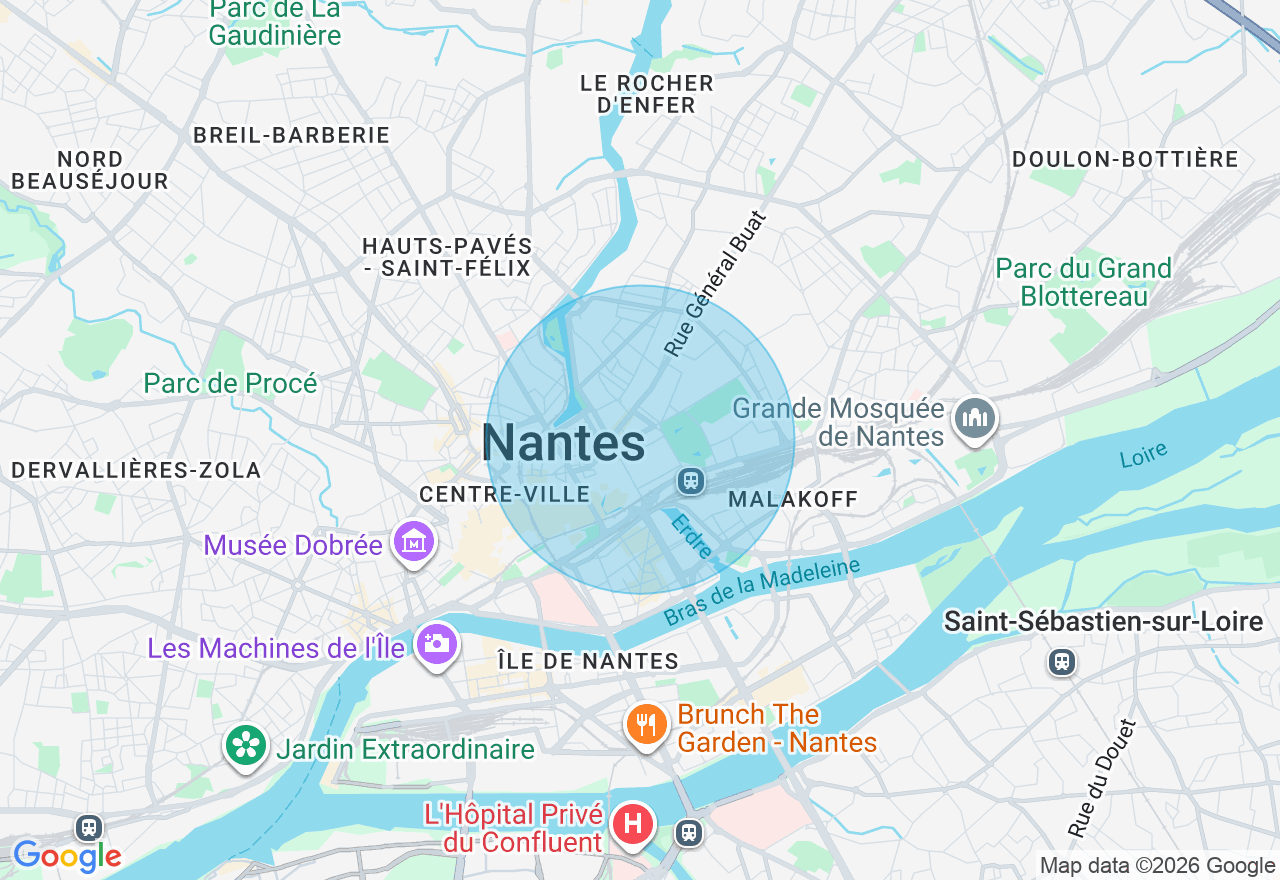 Carte de l'emplacement