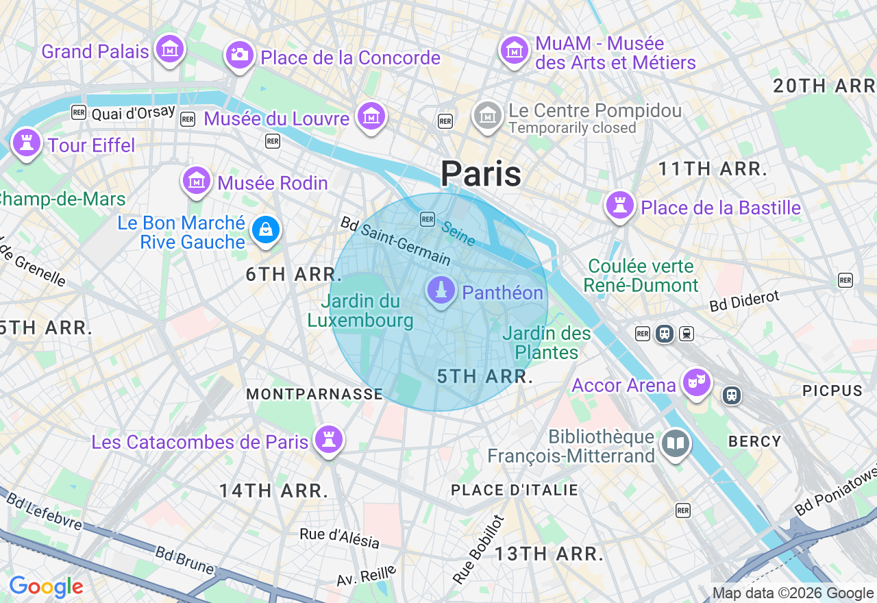 Carte de l'emplacement