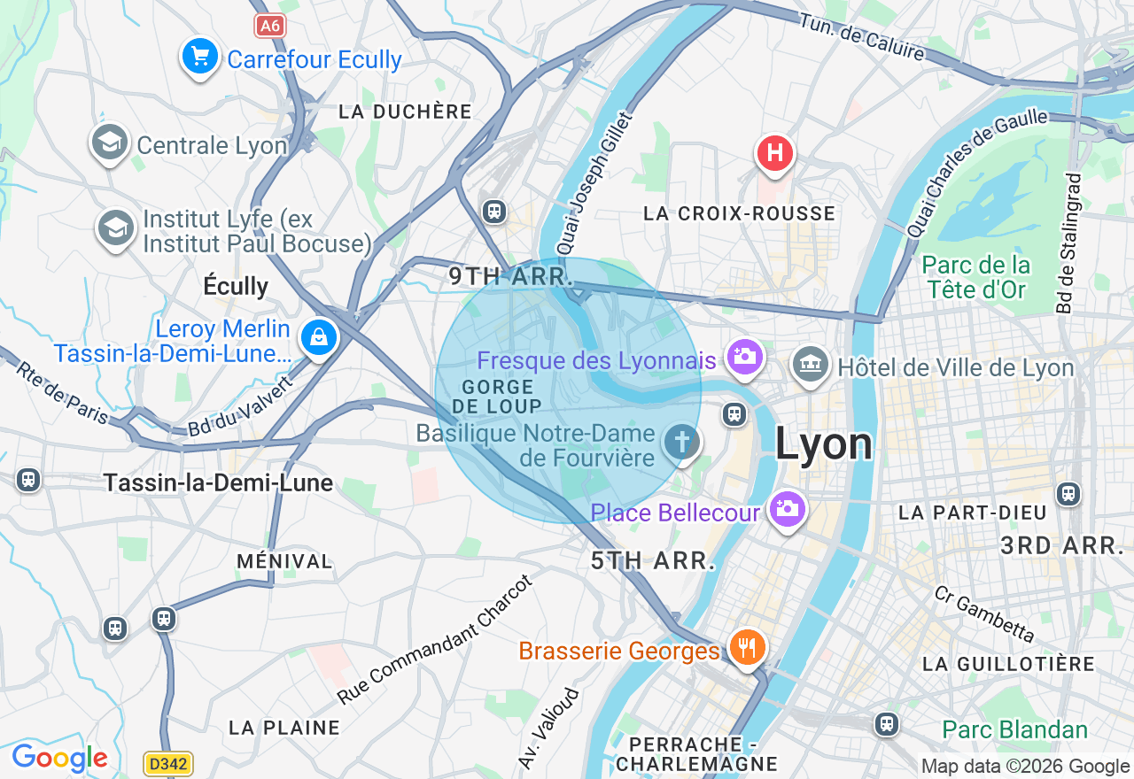 Carte de l'emplacement