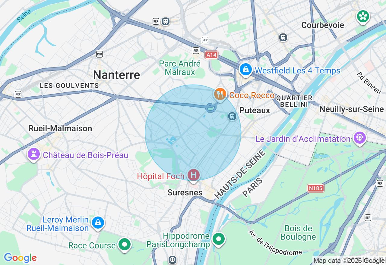 Carte de l'emplacement