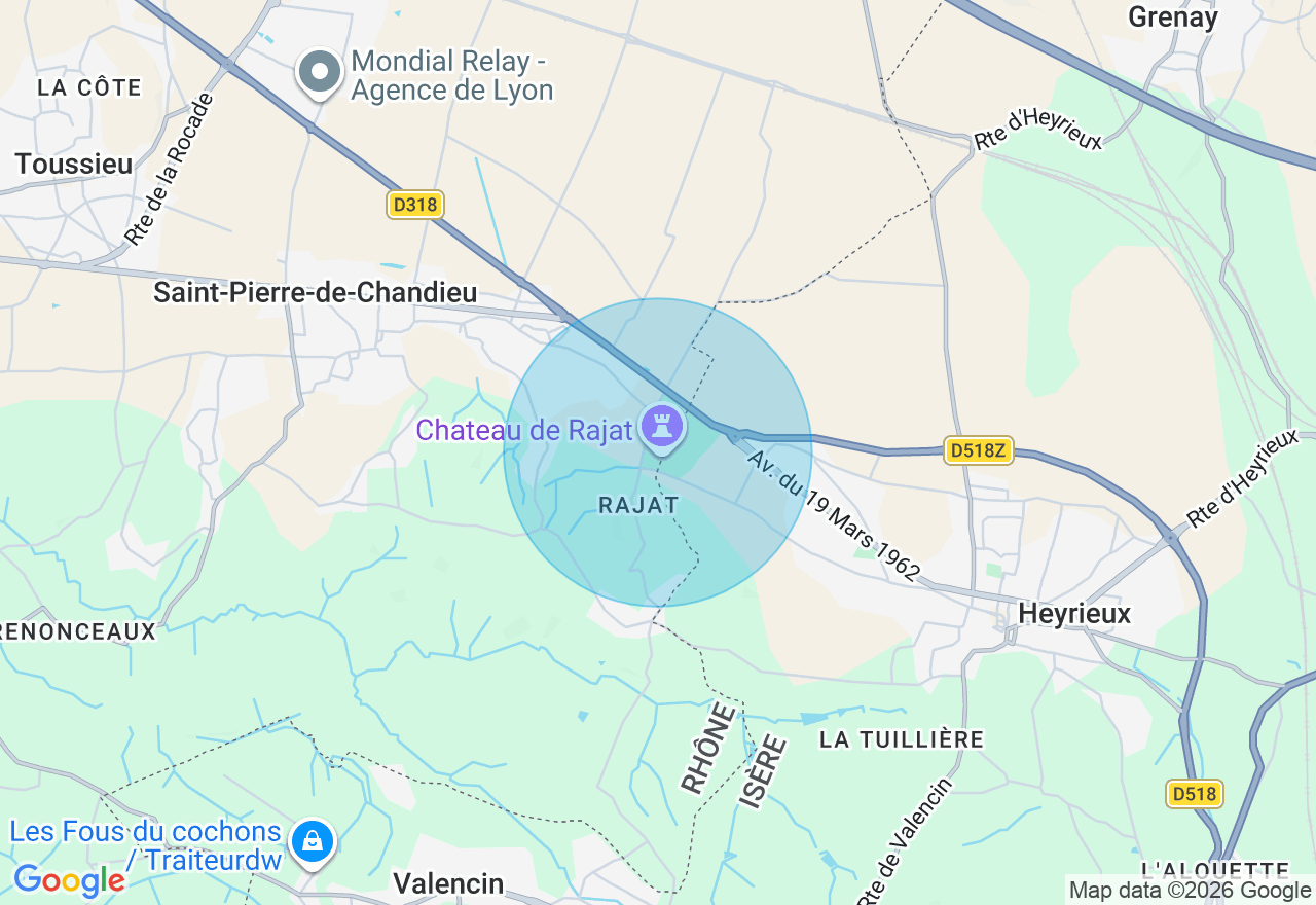 Carte de l'emplacement