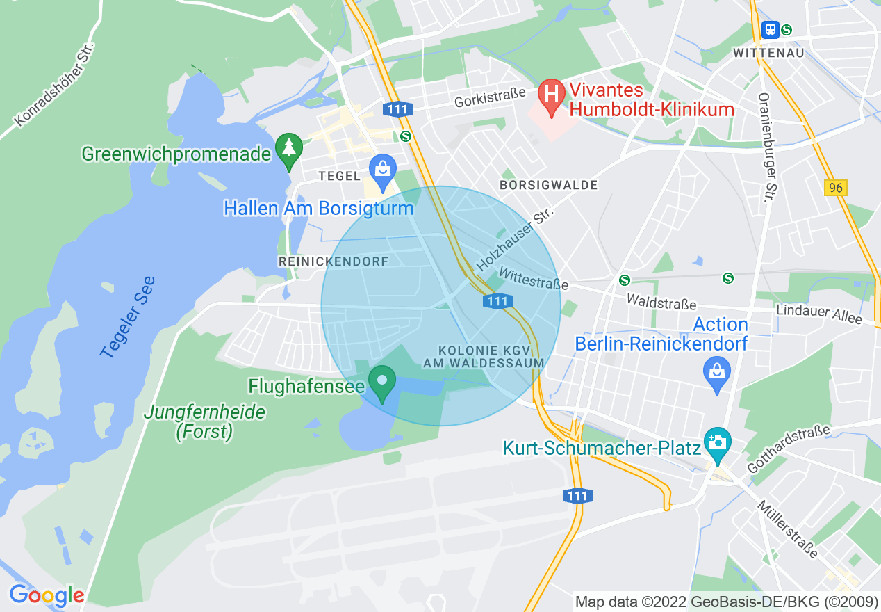 Kartenansicht der Location
