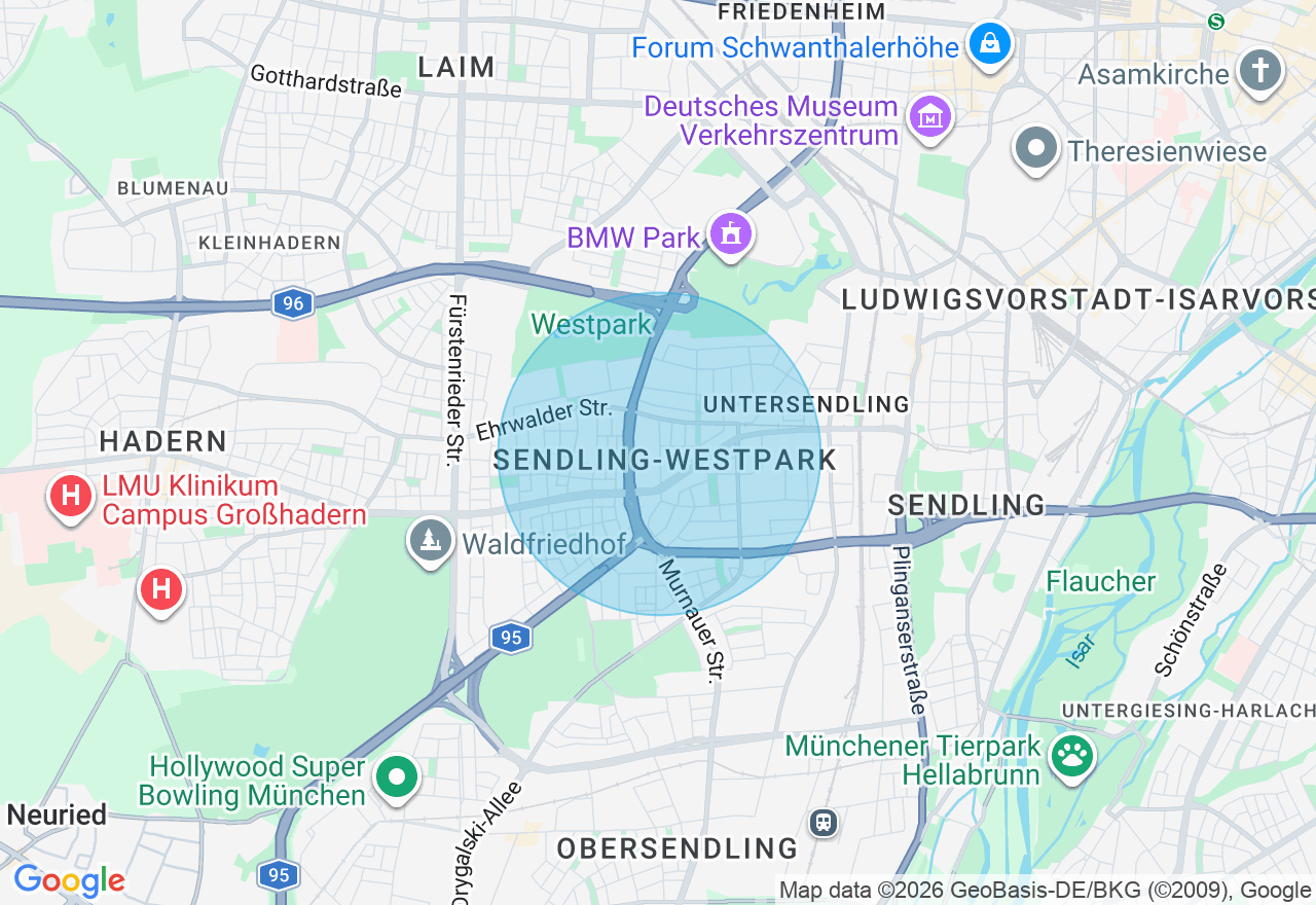 Kartenansicht der Location