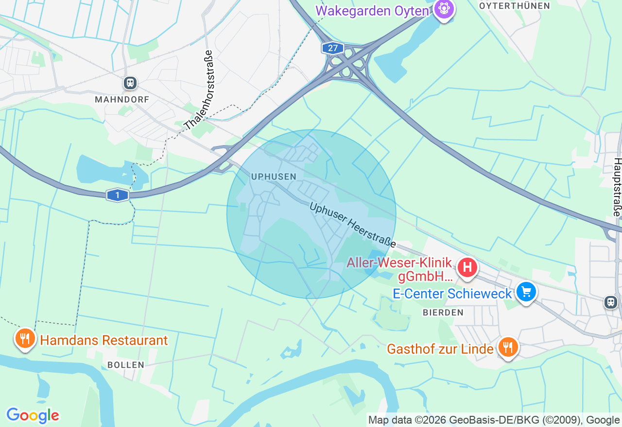 Kartenansicht der Location