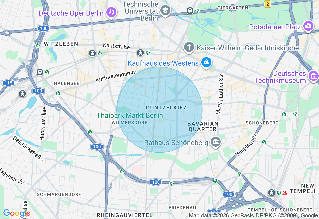 Kartenansicht der Location