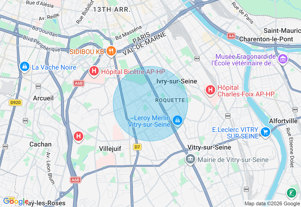 Carte de l'emplacement
