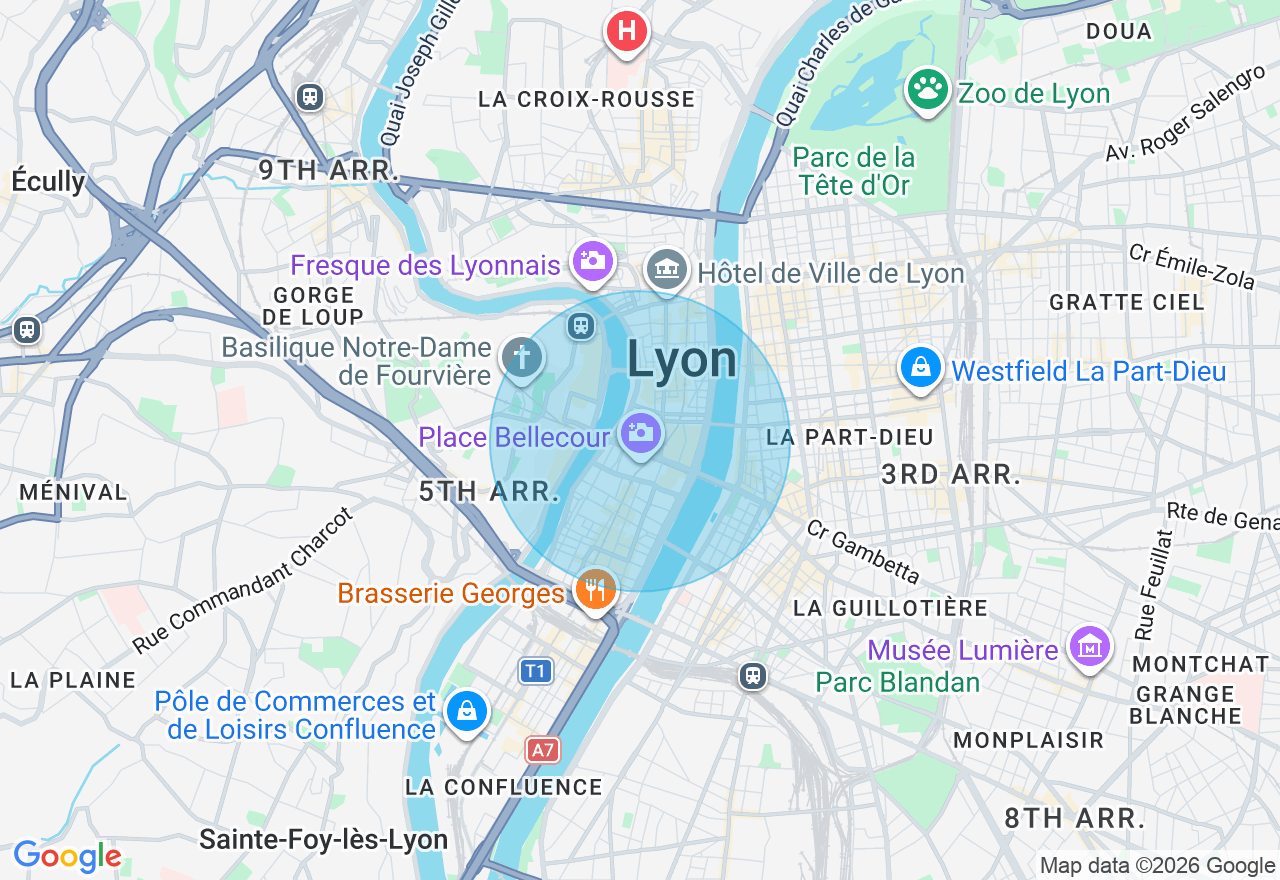 Carte de l'emplacement