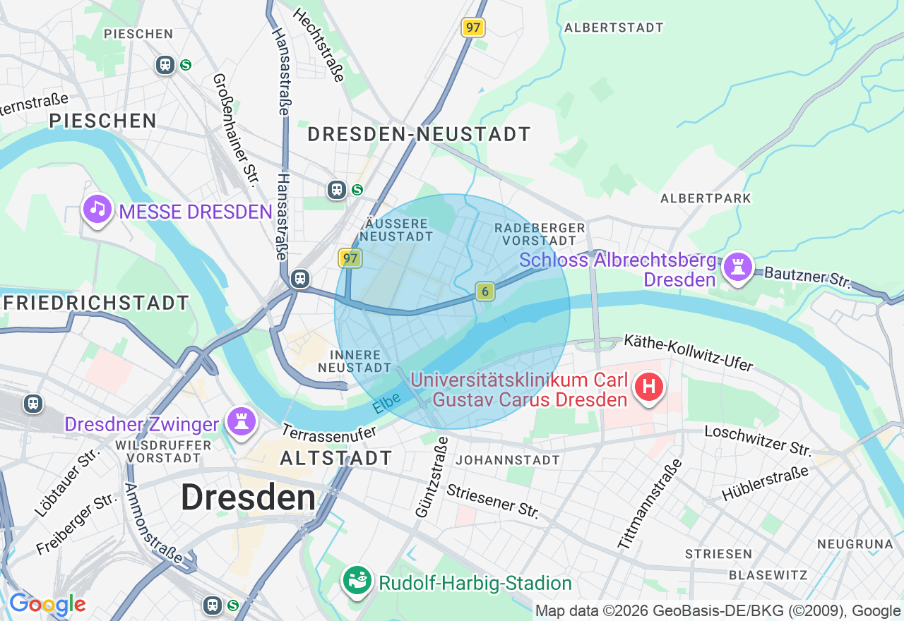 Kartenansicht der Location