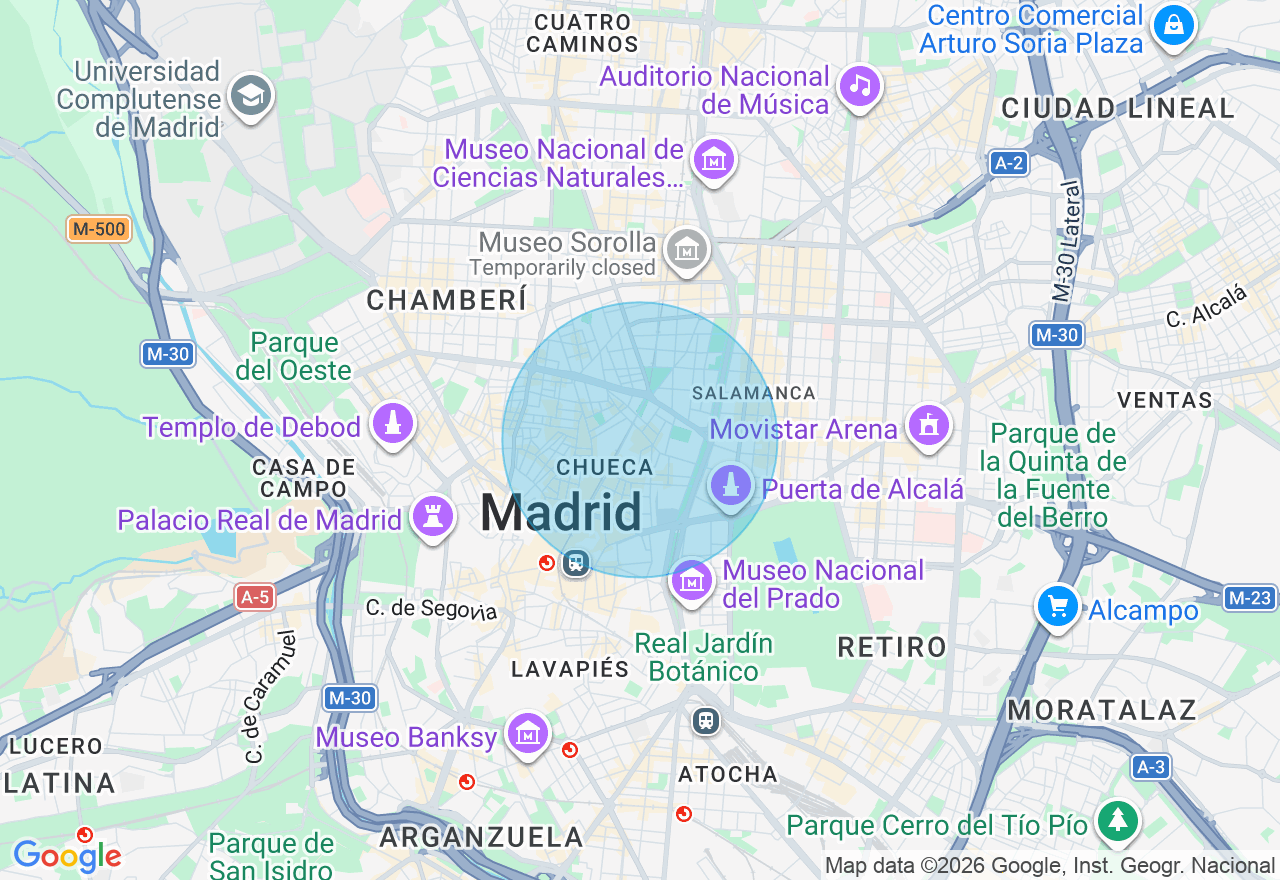 Mapa de la ubicación