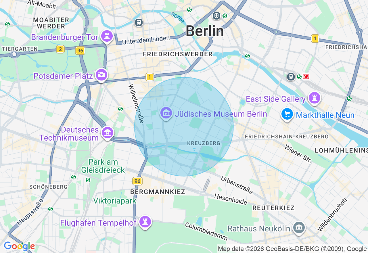 Kartenansicht der Location