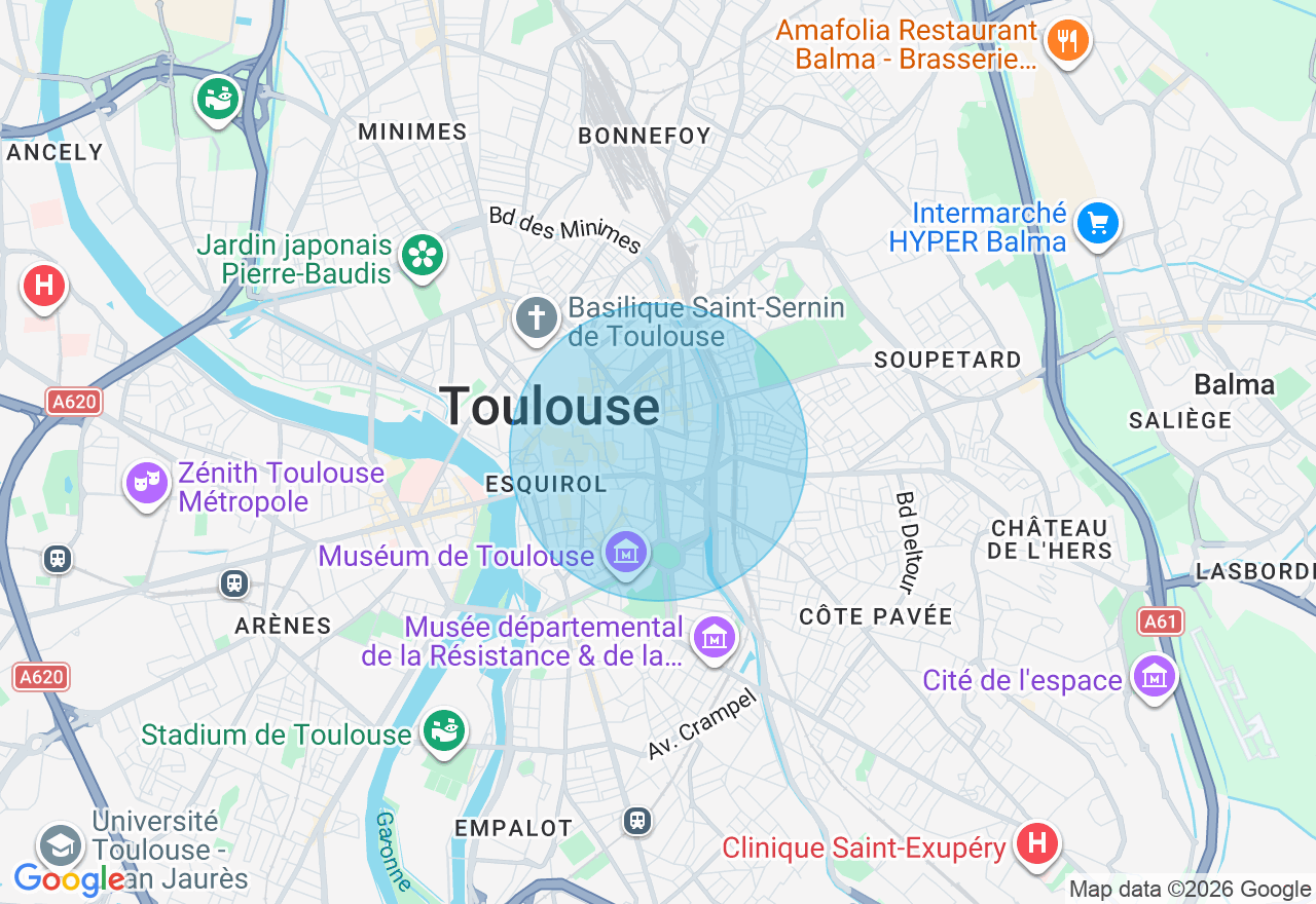 Carte de l'emplacement