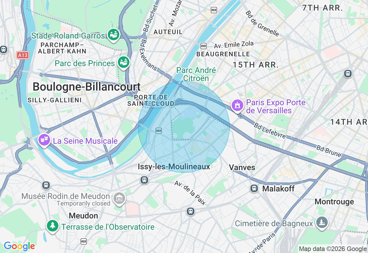 Carte de l'emplacement