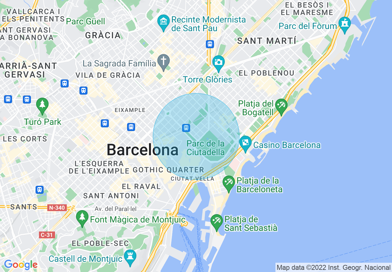 Mapa de la ubicación