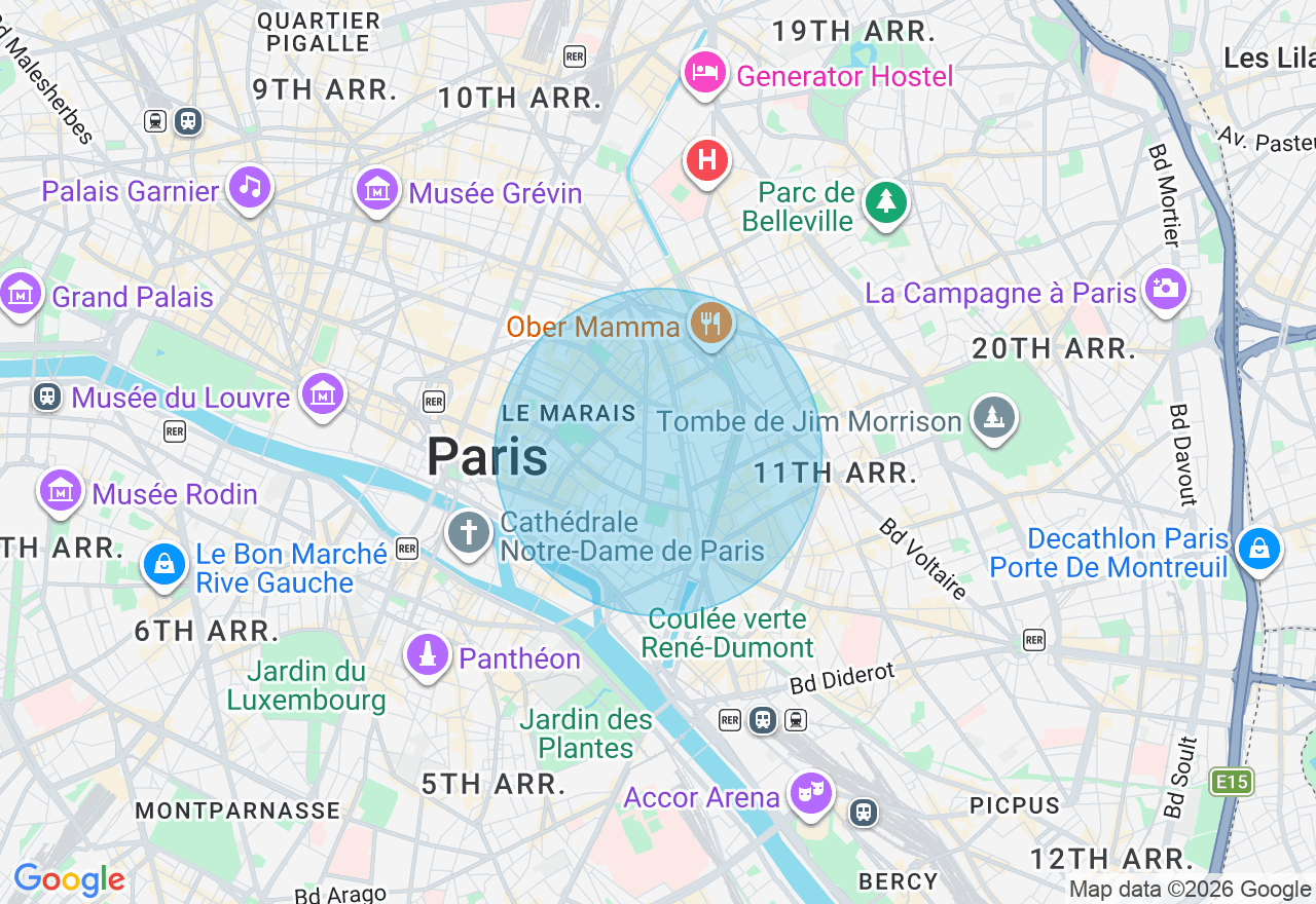Carte de l'emplacement