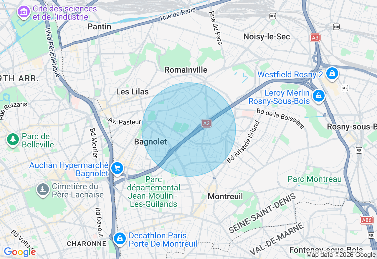 Carte de l'emplacement
