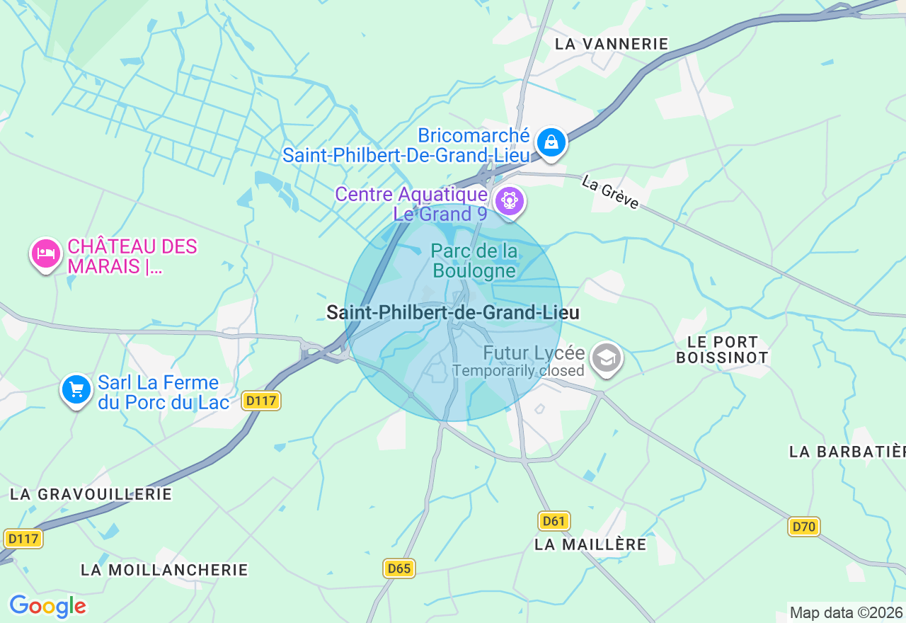 Carte de l'emplacement