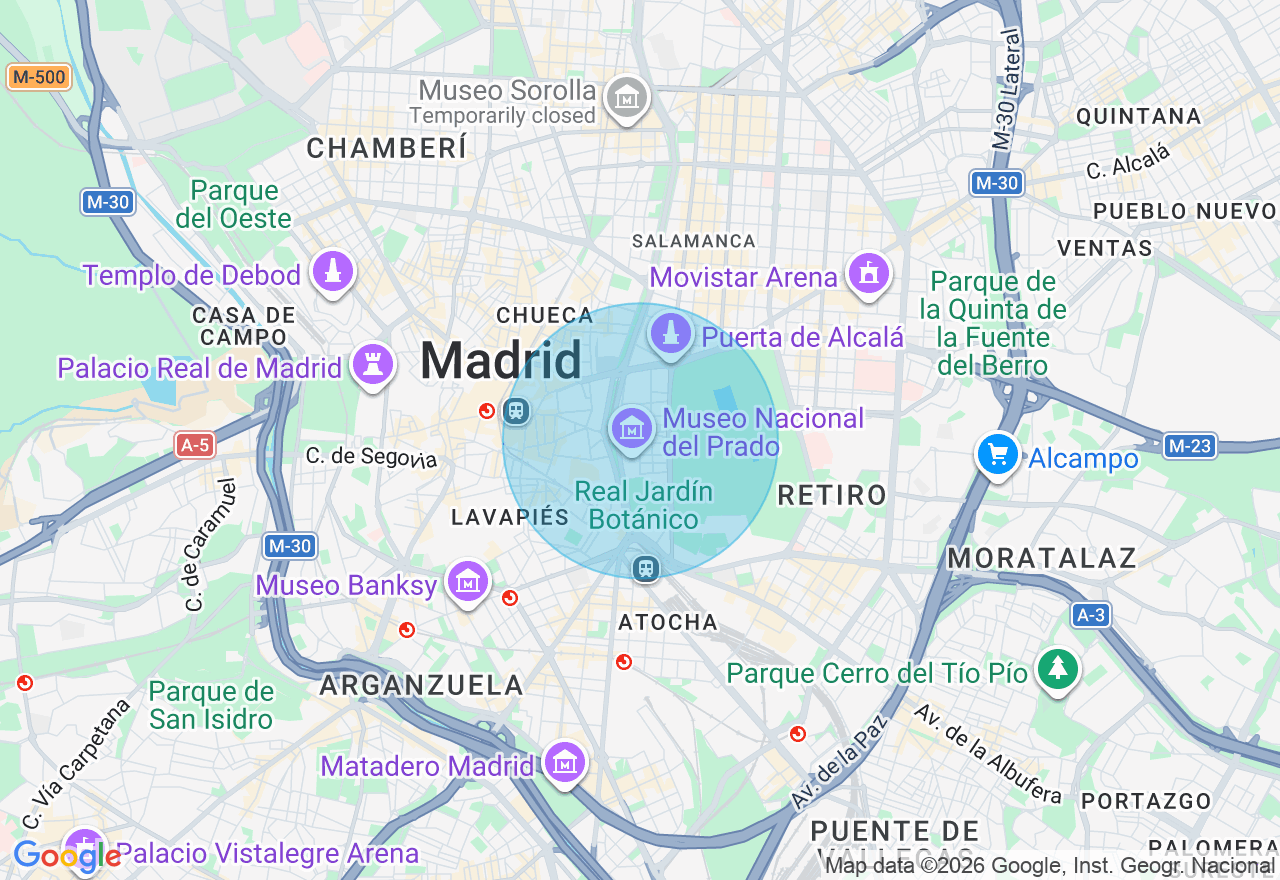 Mapa de la ubicación