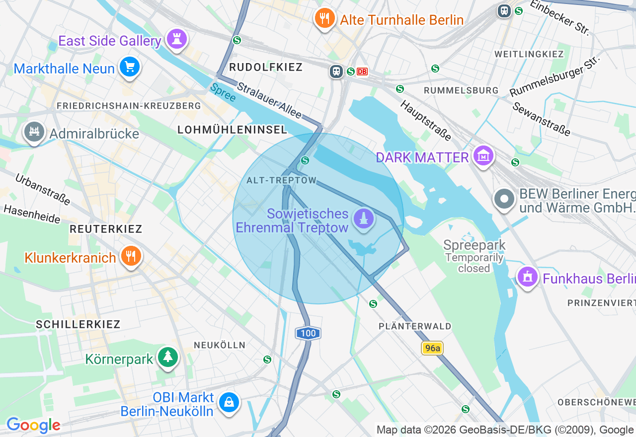 Kartenansicht der Location