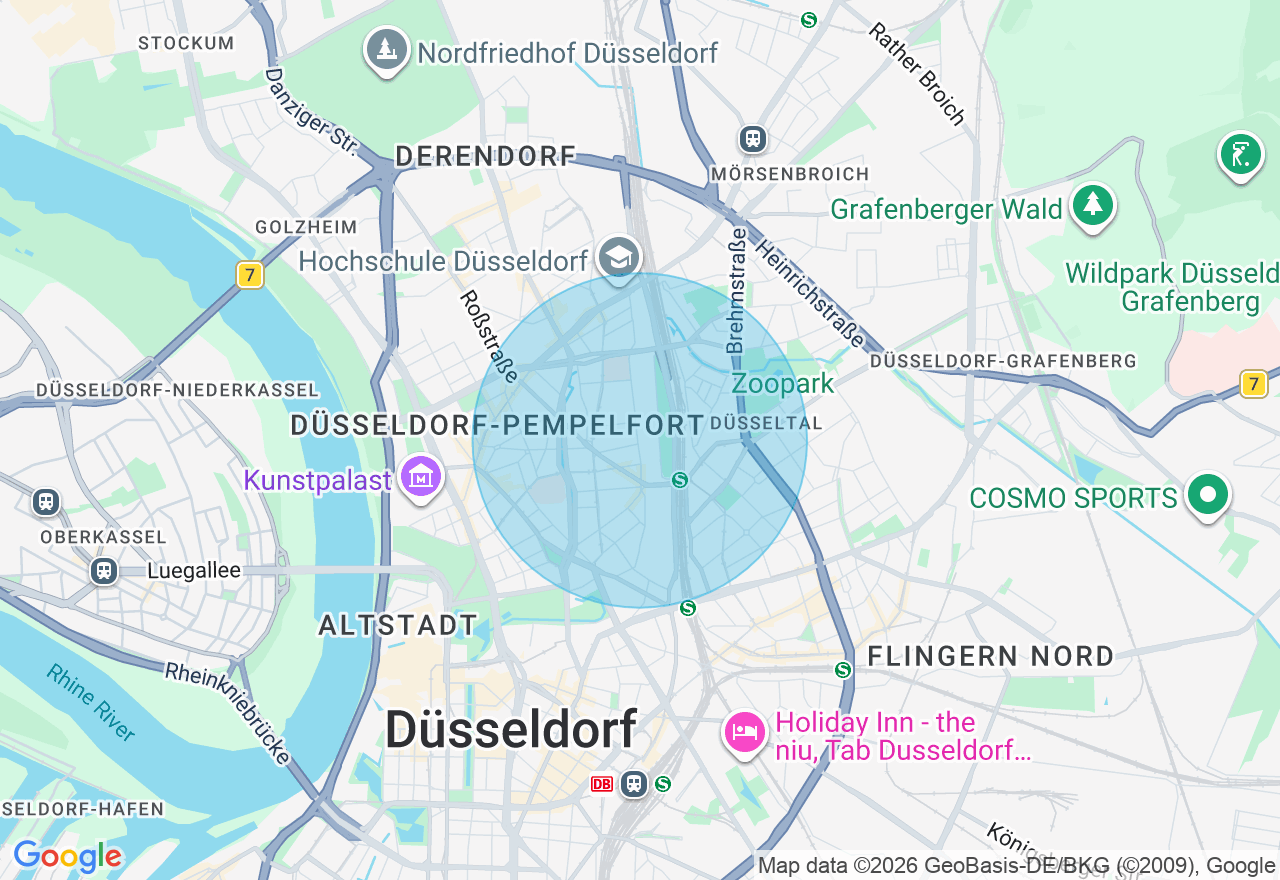 Kartenansicht der Location