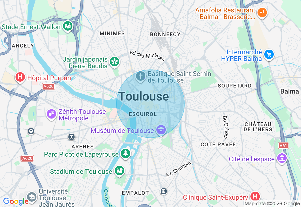 Carte de l'emplacement