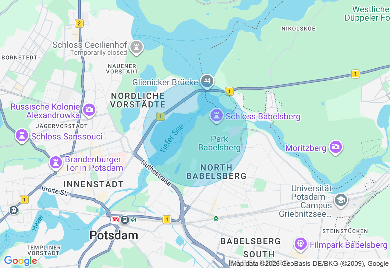 Kartenansicht der Location