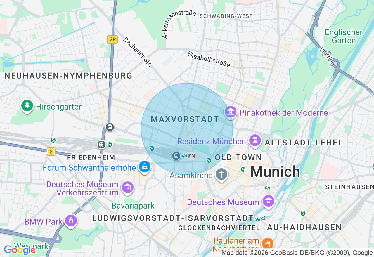 Kartenansicht der Location