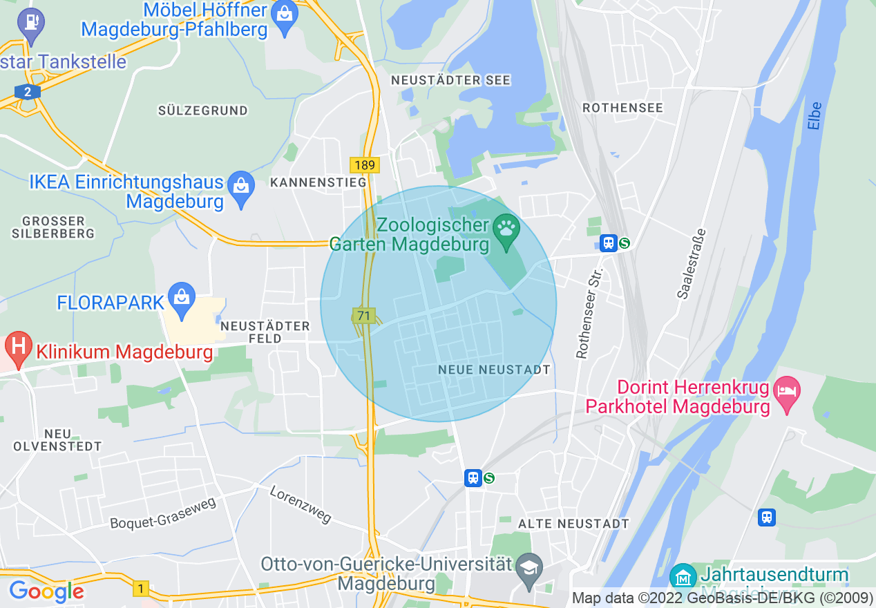 Kartenansicht der Location