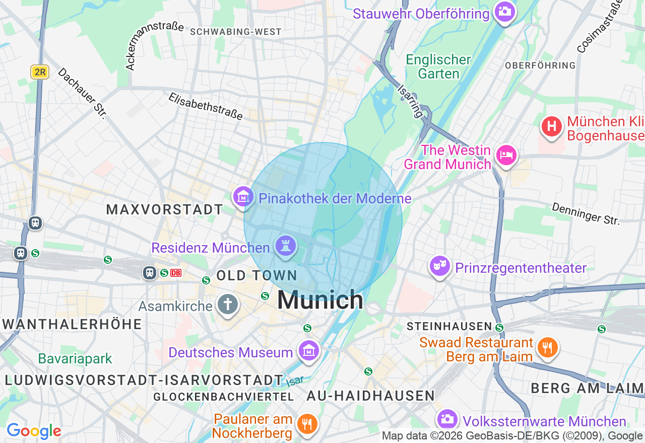 Kartenansicht der Location