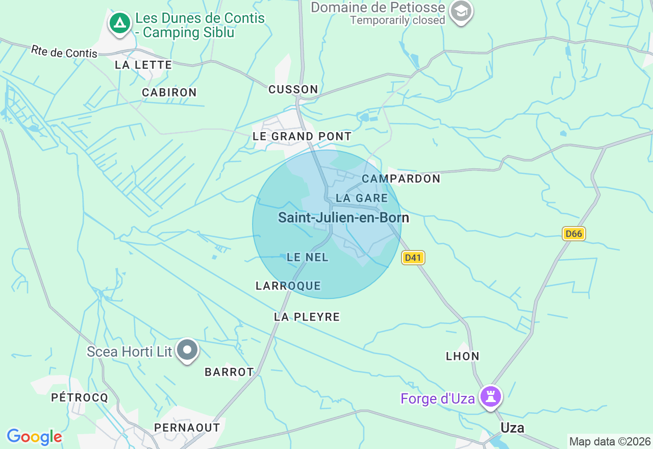 Carte de l'emplacement